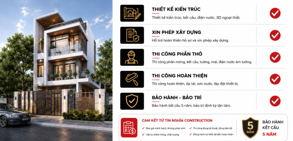 Đơn giá xây nhà trọn gói gồm những gì? So sánh chi phí giữa xây phần thô và xây trọn gói